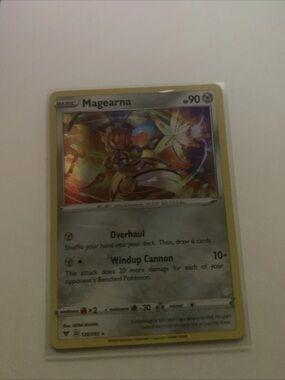 Pokemon Magearna Holofoil Trading Card - Yellow, Silver